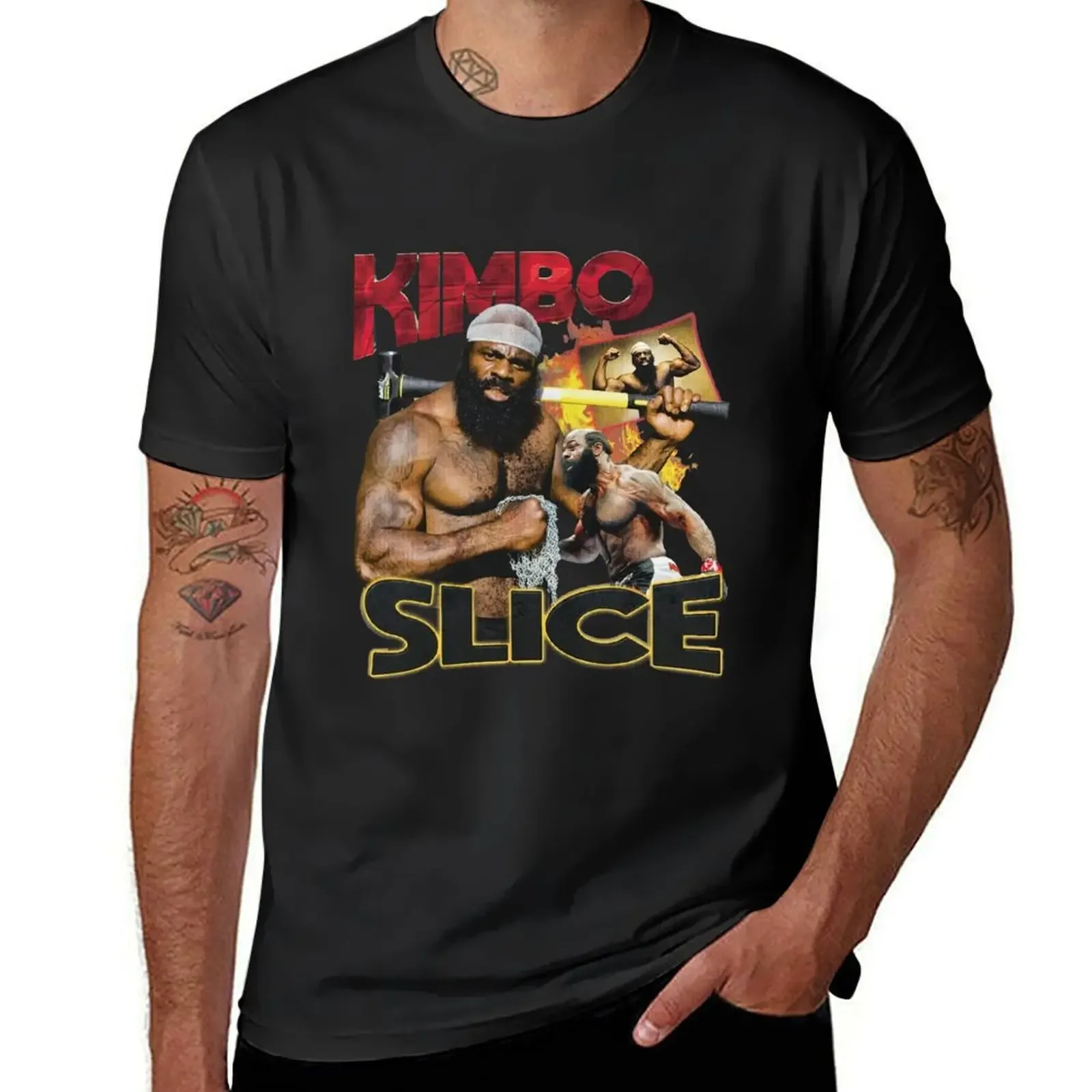 Kimbo Slice - Vintage Style Rap T-Shirt Blouse cute tops shirts men graphic