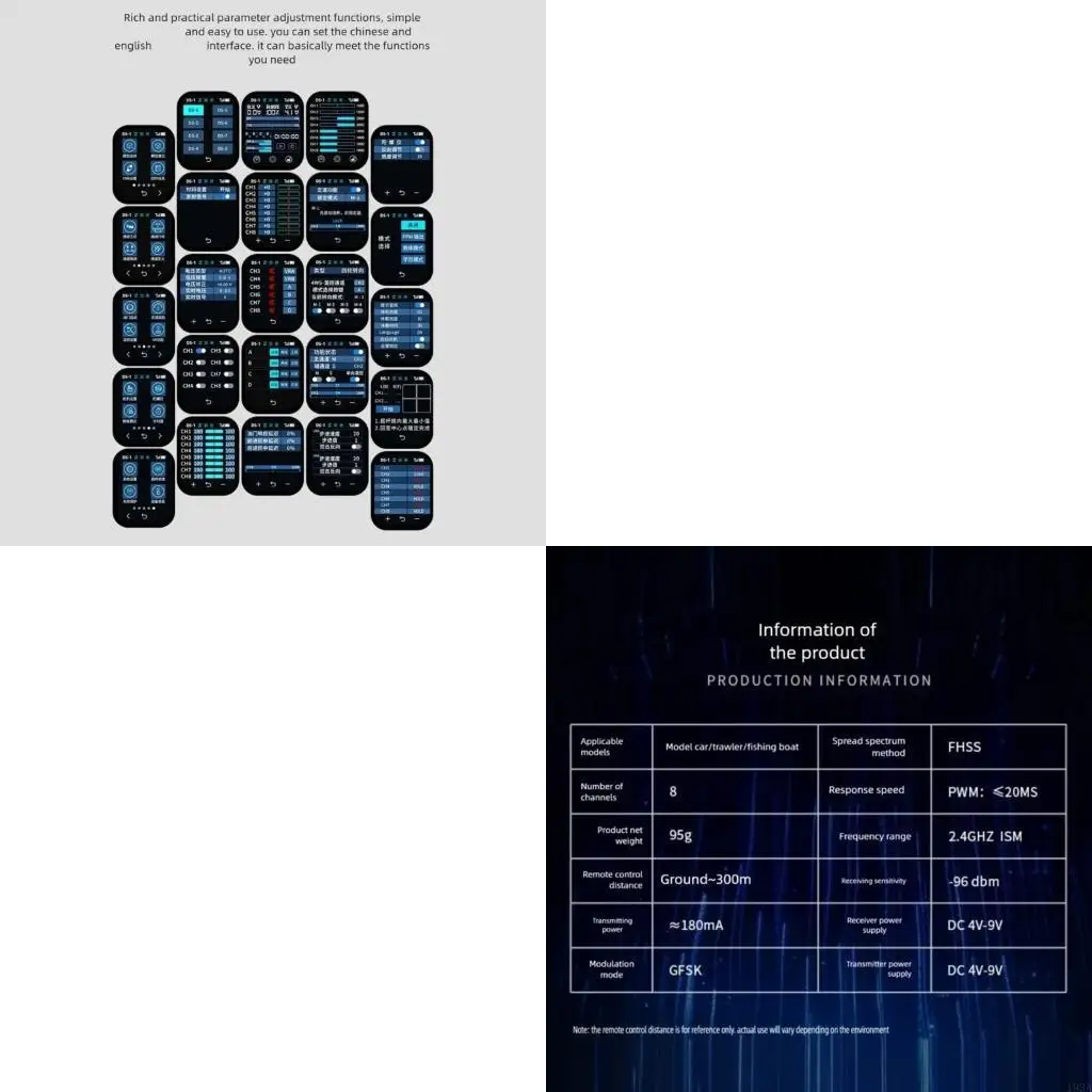 

193A Strong DS800 Wireless Operation Unit And F08A Receiver For Flexible Applications