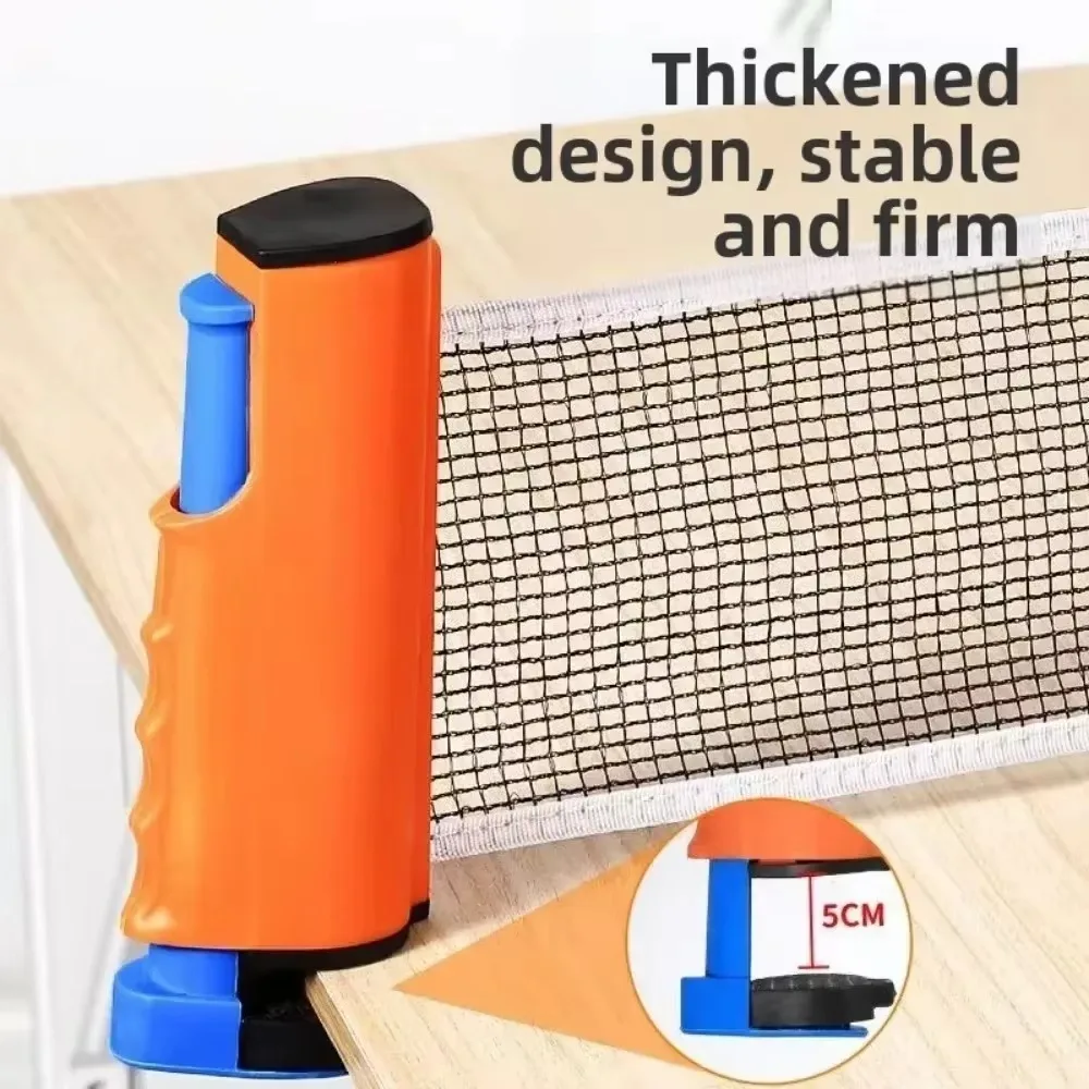 

Anywhere Ping Pong Net Rack Replacement Large Clamp Mouth Retractable Table Tennis Net Exercise Equipment Free Stretch