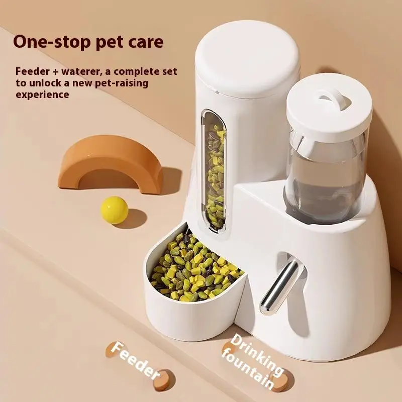2-in-1 Small Pet Feeder Waterer 3