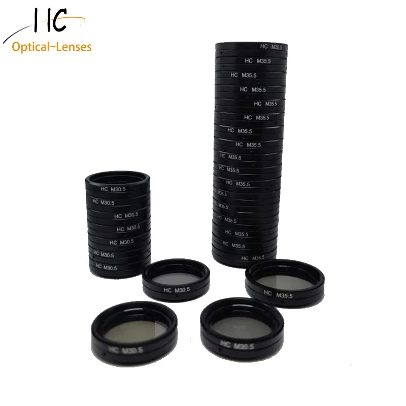 

Polarizer Light-Reducing Mirror,remove stray light Rotating adjustment and fixing device Used in front of the FA lens