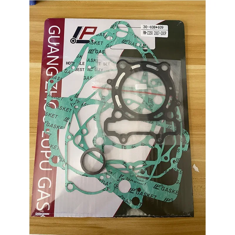 Motorcycle Engine Clutch Crankcase Cover Cylinder Gasket Kits For Suzuki RMZ250 RM-Z250 RM-Z RMZ 250 2007 2008 2009