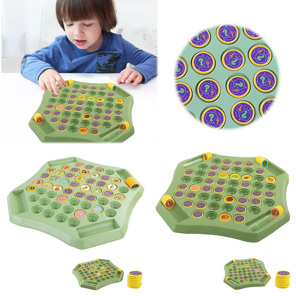 Cognitive Memory Board Game Animal Flip Chess Cognitive Memory Board Game for Kindergarten Gathering Activity