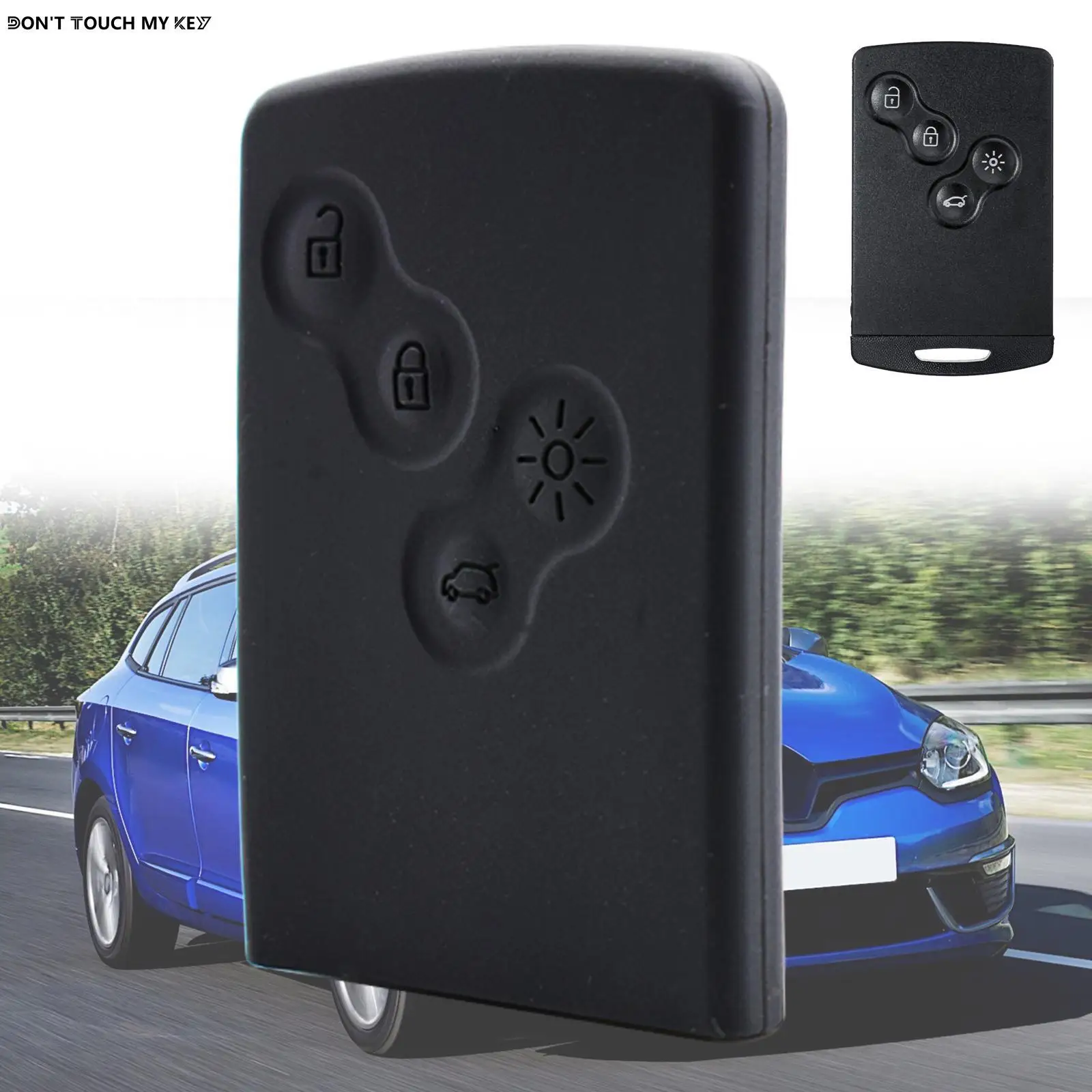 Silicone Remote Cover For Renault Clio Laguna Fluence Captur Koleos Megane Scenic Key Case Skin Fob Keyless Control Rubber Shell