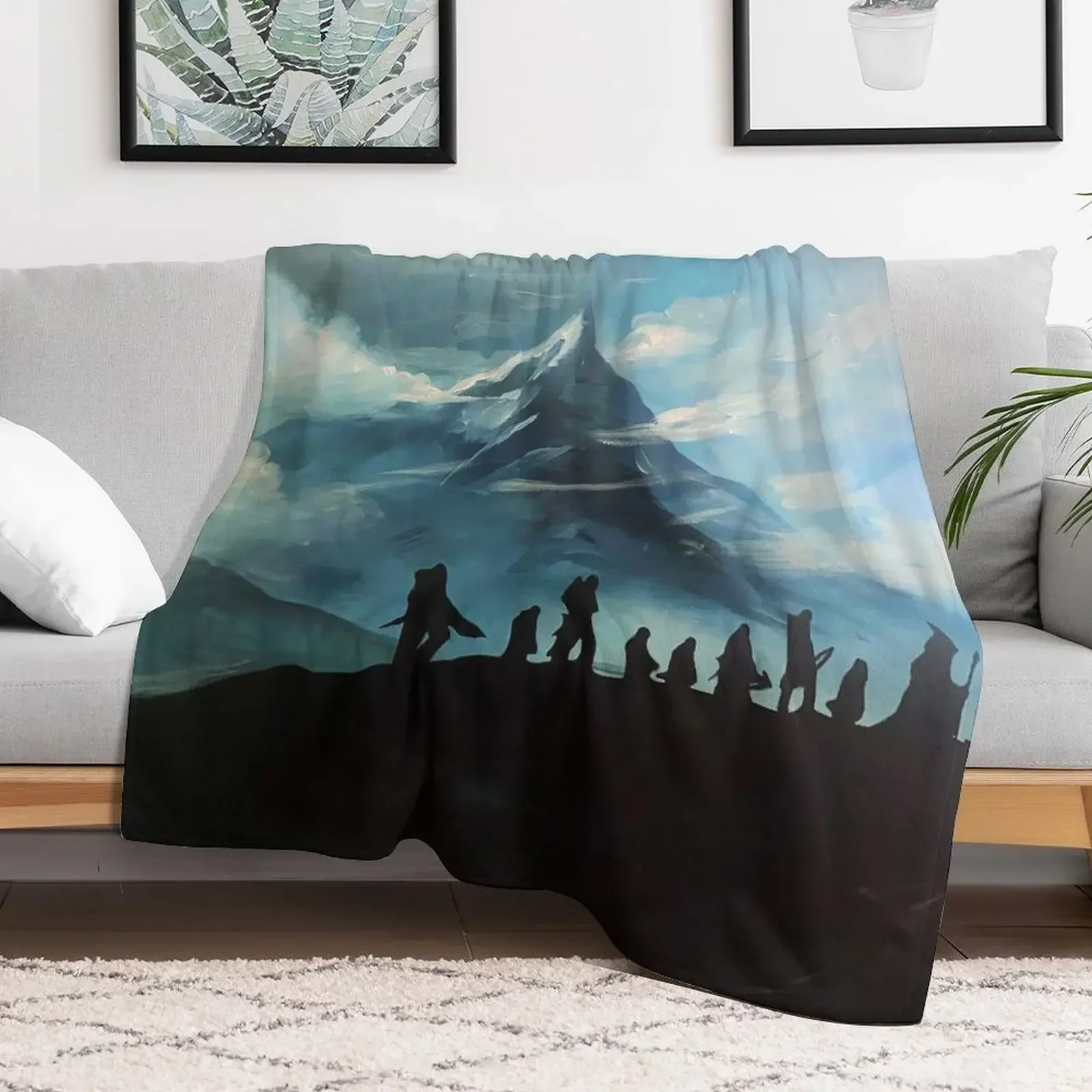 Fellowship Hunt Throw Blanket Nap Vintage Blankets