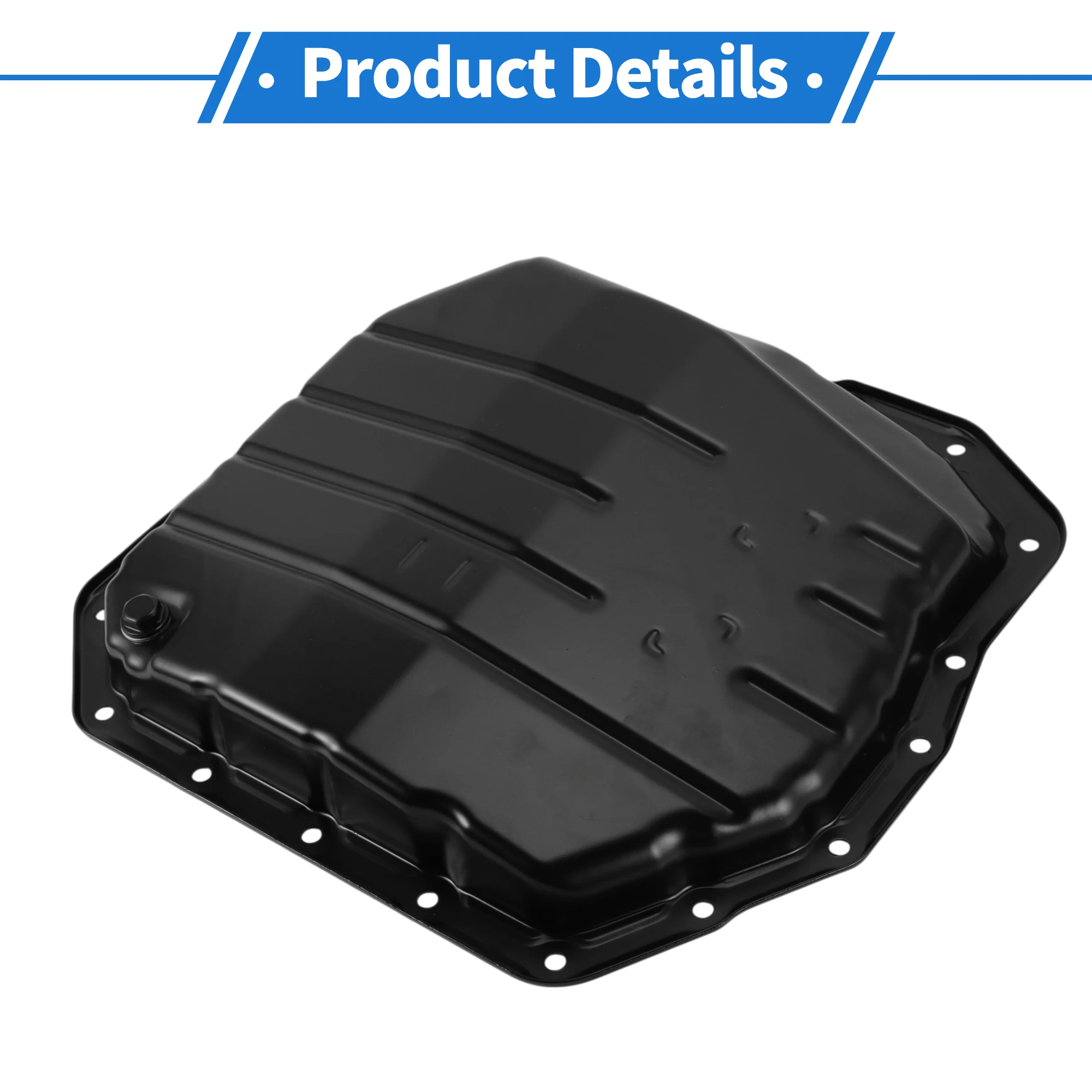 

UXCELL No 3510620032 Масляный поддон двигателя, масляный поддон, поддон трансмиссии для Toyota RAV4 2015, стальной черный