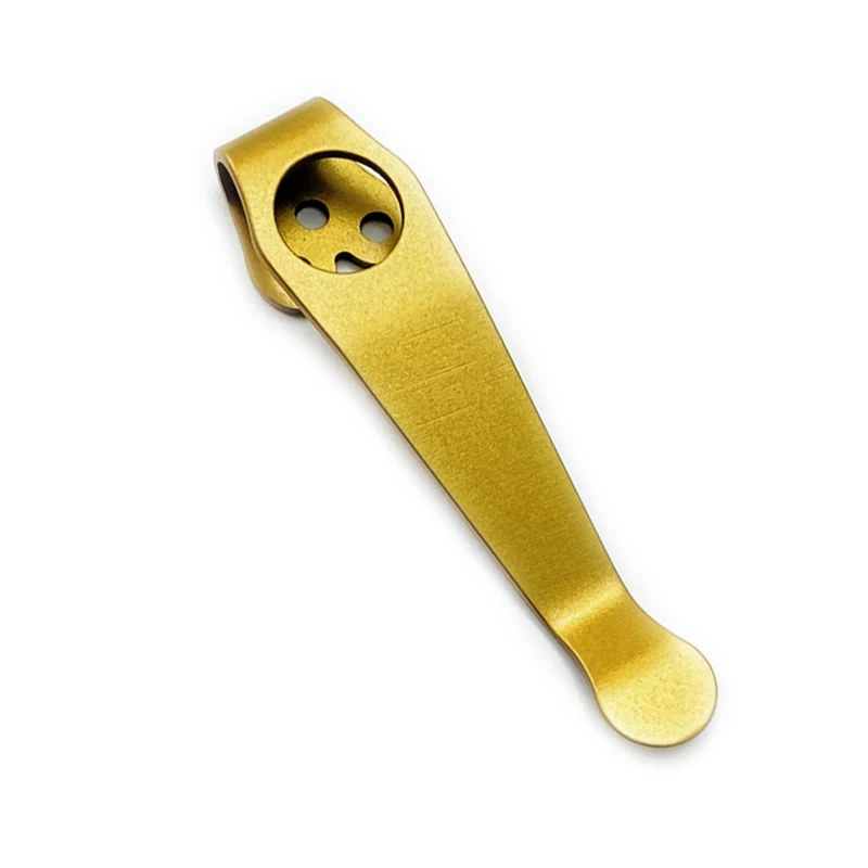 1Piece Titanium Alloy Pocket Knife Back Clips Waist Clip for Spider Para2 C81 C10 C11 Folding Knife Back Clips Accessories