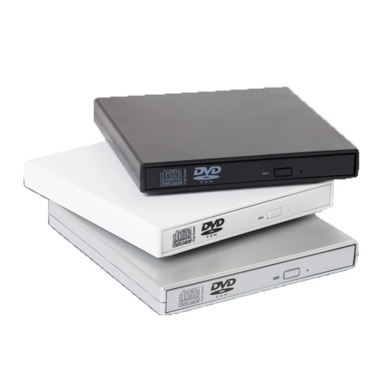 

USB 2.0 External DVD Player CD Drive Mp3 Music Movies Portable Reader for Windows 7/ 8/ 10 Laptop Desktop PC Computer