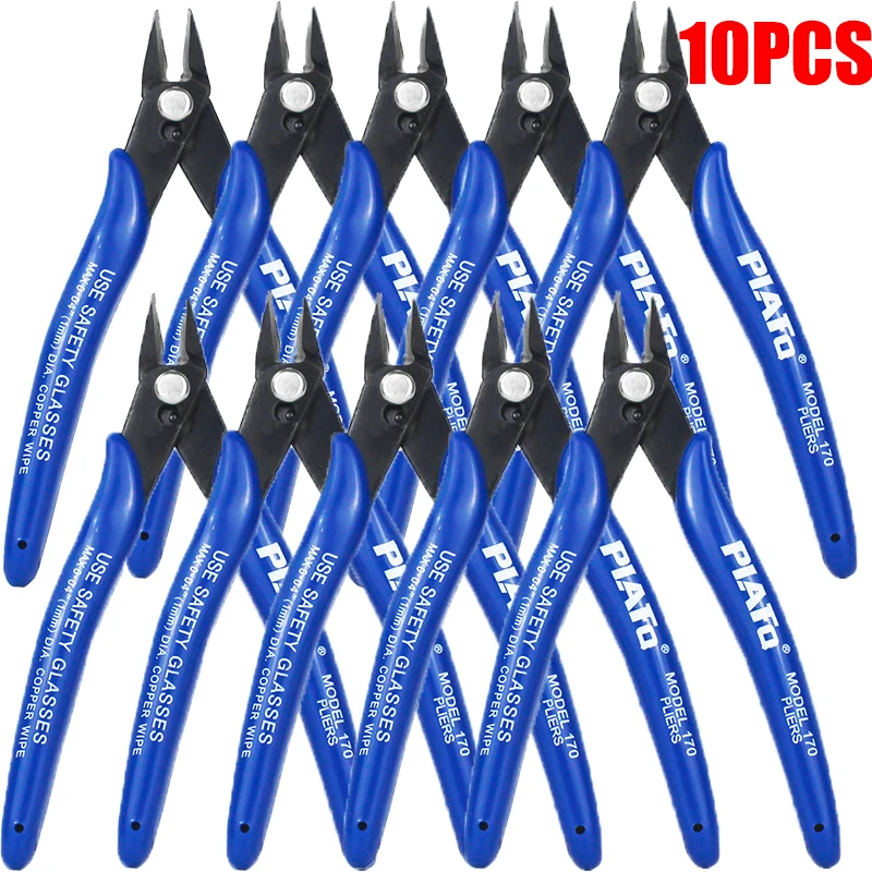 1/5/10pcs PLATO 170 Wishful Clamp DIY Electronic Diagonal Pliers Side Cutting Nippers Wire Cutter 3D Printer Parts Tool