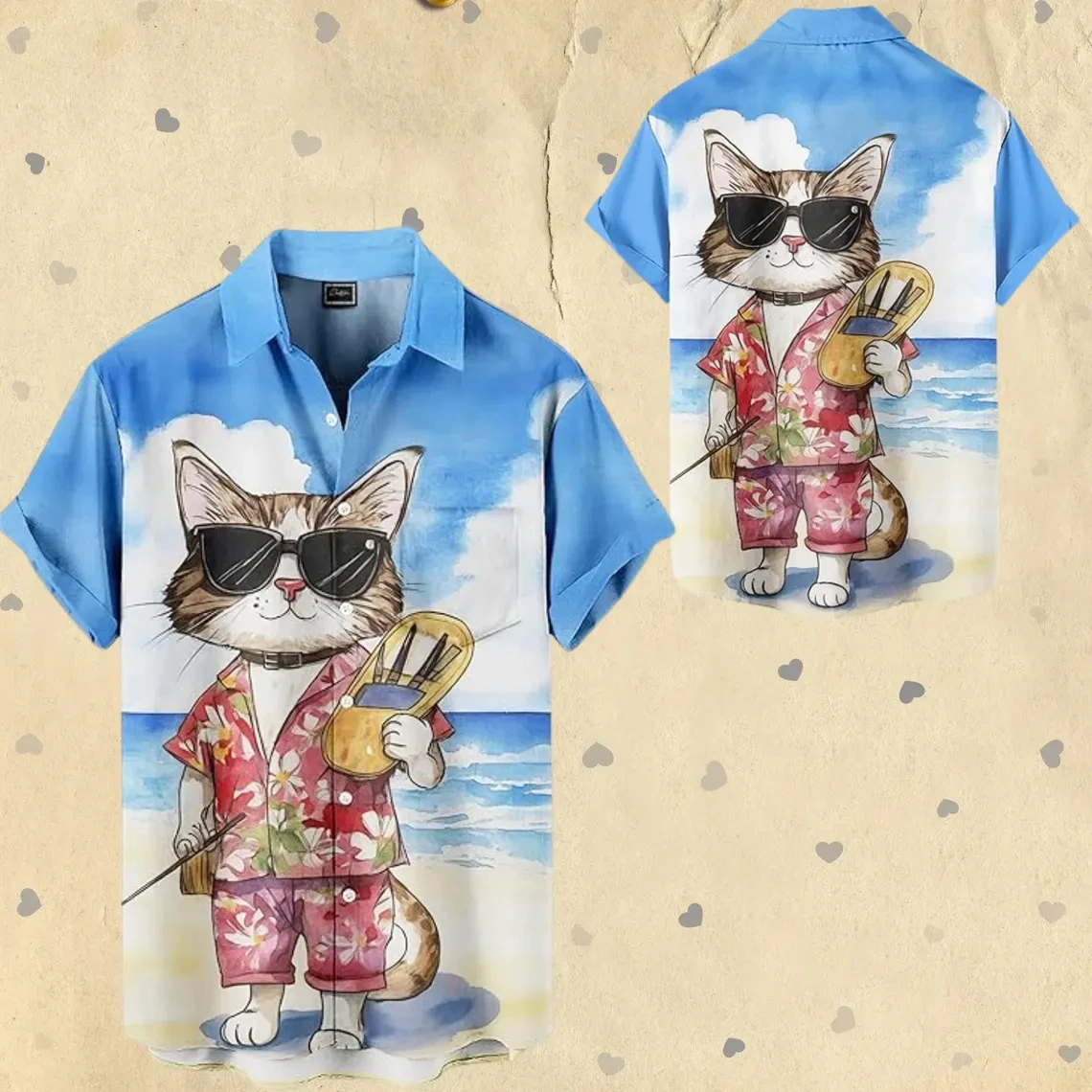 

2026 Модные крутые модные рубашки с животными для пляжной вечеринки, гавайская рубашка с 3d принтом, череп, лев, кошка, графические блузки унисекс с короткими рукавами