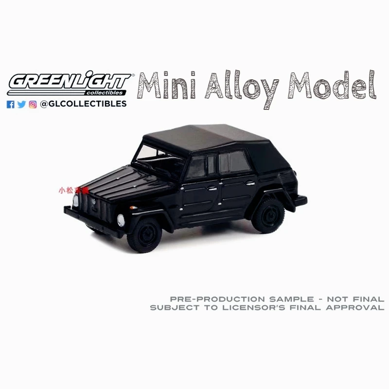 

1:64 Mini Alloy Model Classic Black Thief Series 27 - 1968Thing (Type 181)