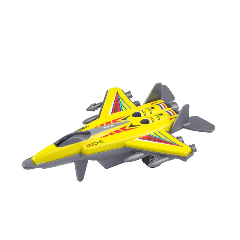 5 قطعة لعبة مقاتلة للأطفال الأولاد محاكاة القصدير الجمود نموذج طائرة الإبداعية التراجع الطائرات سطح المكتب لعبة اللعب هدية