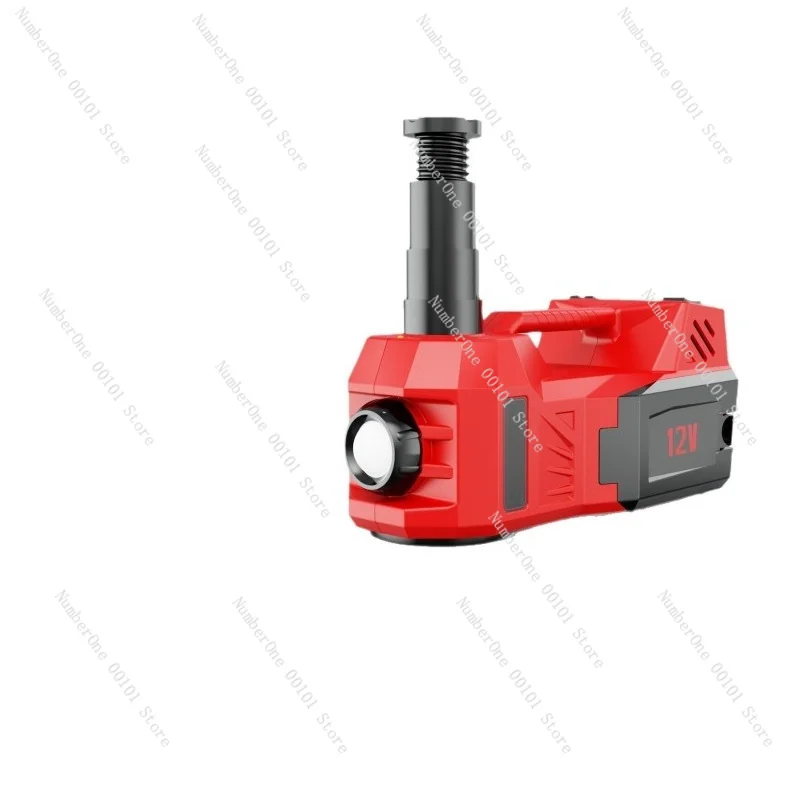 5 Ton Electric Hydraulic Car Jack with Air Pump Inflator 2-in-1, 21V Battery Powered Auto Lifting Kit for Tire Change, Emergency