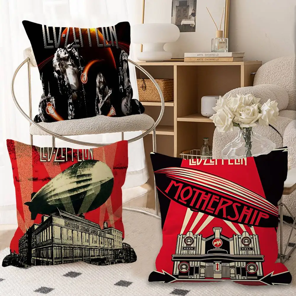 British Rock Led Band Z-Zeppelines Cushion Cover Polyester Sofa Cushions Decorative Throw Pillows Home Decoration Pillowcover