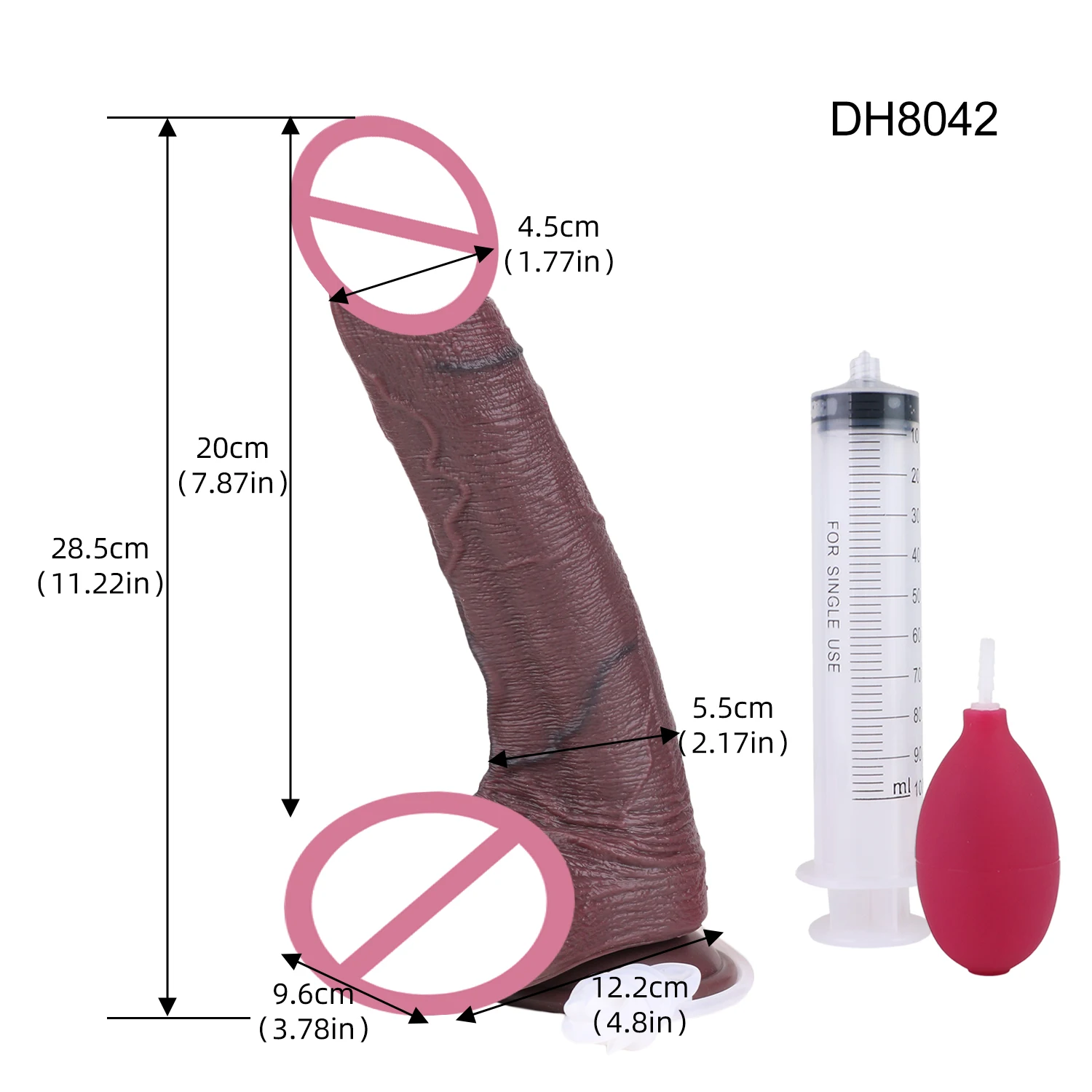 YOCY نابض بالحياة طبقات مزدوجة القذف القضيب رذاذ الماء دسار طويل مع مصاصة التدفق الشرج الجنس لعب للإناث الاستمناء #2