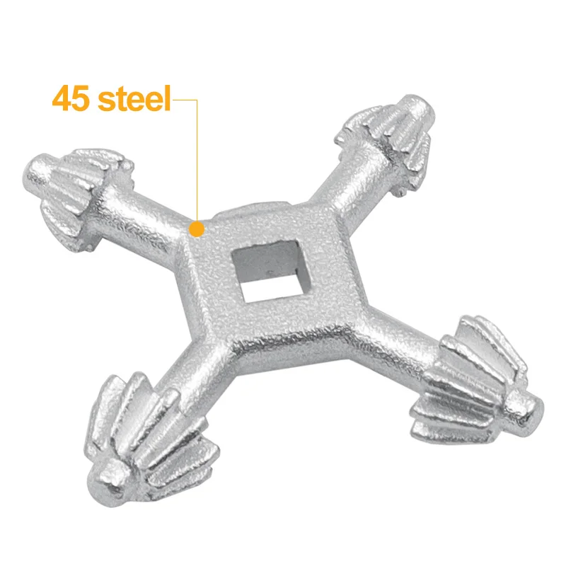 1 2inch To 5 8inch Chuck Key 1 Pcs 4 Way 75x75x15mm Accessories Common Cordless Drill Press Hammer Replacement