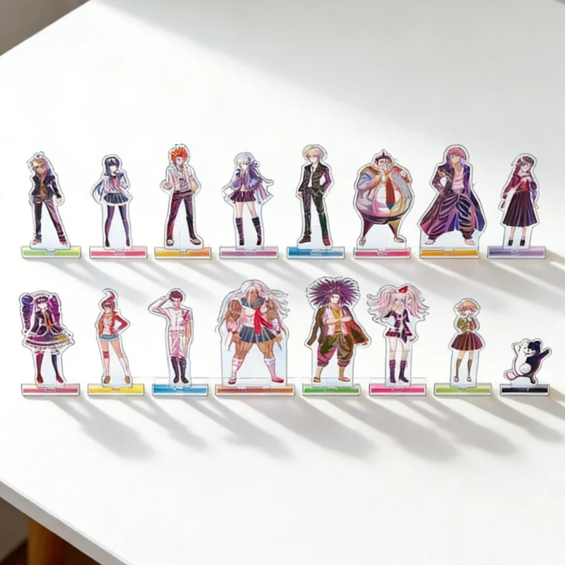 Anime Game Danganronpa Ouma Kokichi Nagito Komaeda Mikan Tsumiki Acrylic Stand Figure Desk Decorations Holiday Gifts