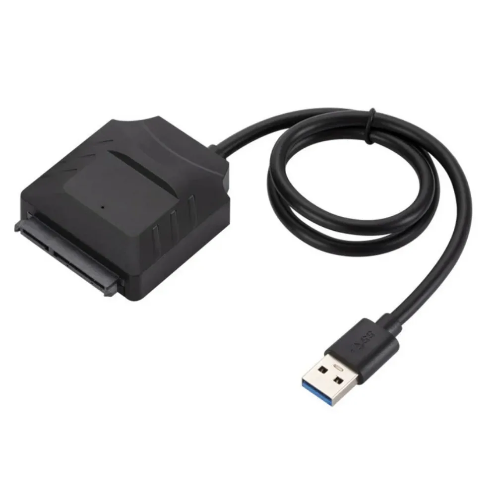 USB to SATA 케이블 Sata to USB3.0 어댑터 케이블 지지대, 22 핀, 2.5, 3.5 인치, 외장 HDD SSD 하드 디스크 컴퓨터 케이블 커넥터