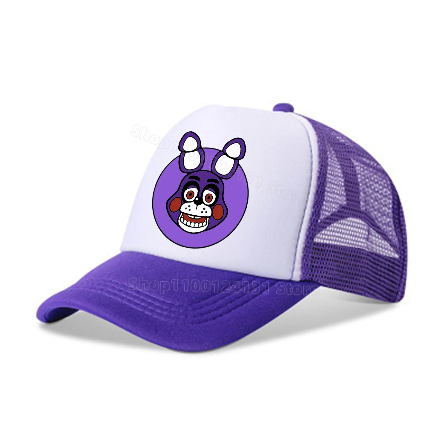 Five Nights At Freddys Baseball Cap for Kid Adult Caps FNAFS Anime Figure Peaked Hat Cotton Summer Hats Fashion Accessories Gift - view 3