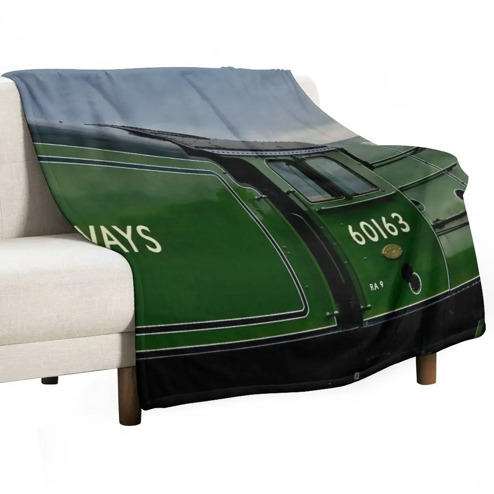 

Tornado 61063 Steam Locomotive Throw Blanket Flannels Bed linens Blankets