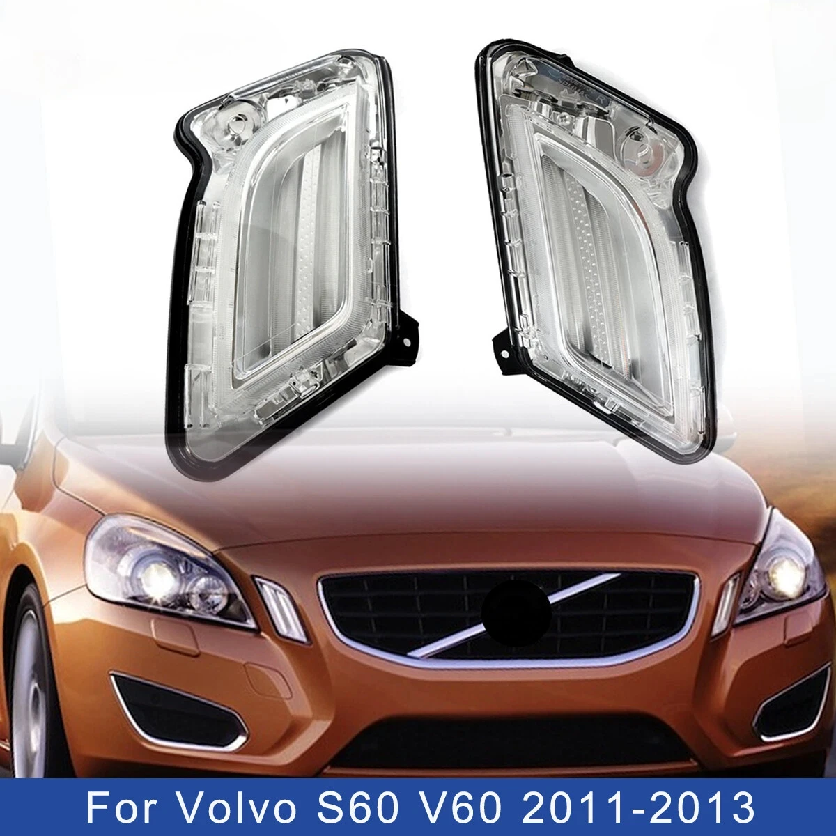 

31278558 31278557 For Volvo S60 V60 2010 2011 2012 2013 Left / Right Car Front LED Marker Turn Signal Indicator Light Lamp