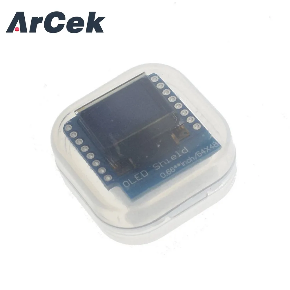 0.66 Inch Oled Display Module Lcd Module 64X48 Iic/I2c Interface Voor D1 Mini