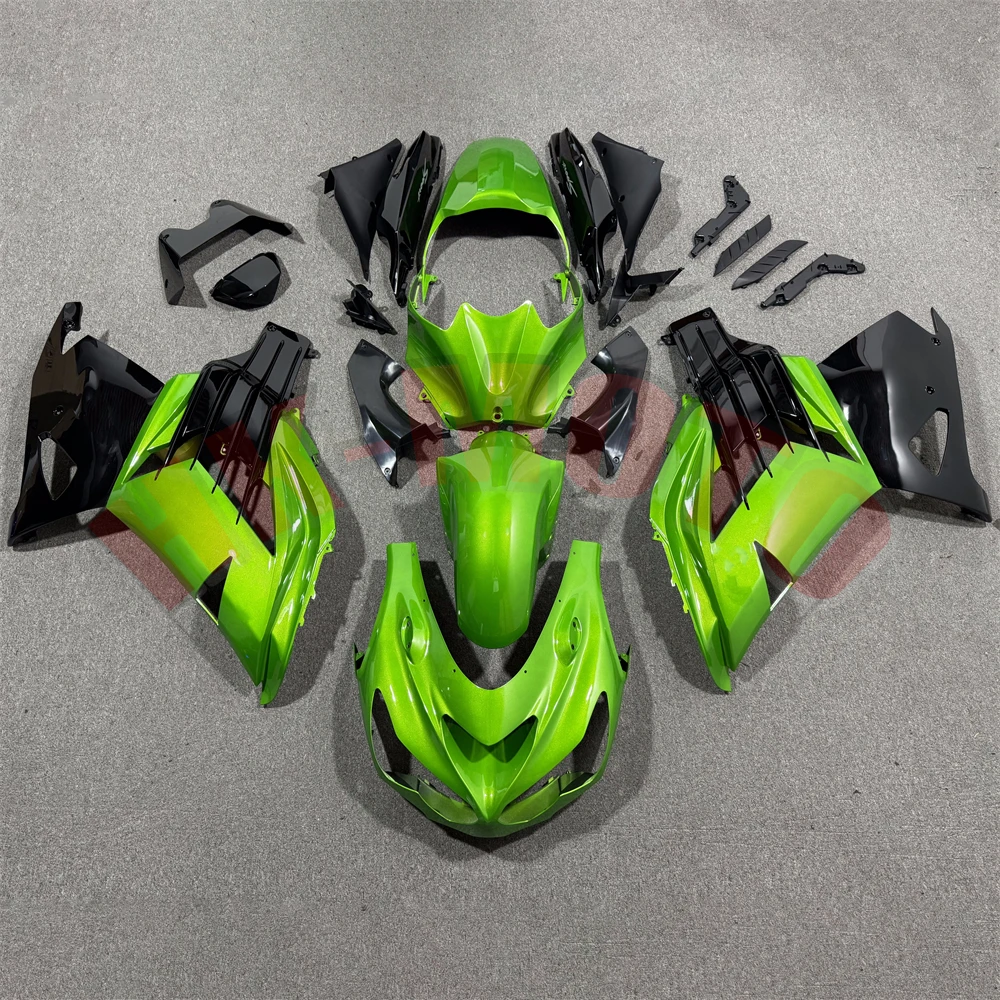 Motorcycle Fairing Kit Fit For ZZR1400 ZX14R ZX-14R 2012 2013 2014 2015-2019 Bodywork Set High Quality Abs Injection Green Black