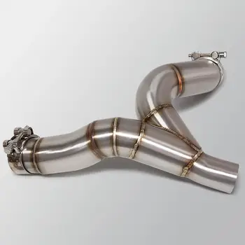 Nasouvací trubka pro Ducati Desert X DesertX 950 2022 2023 2024 motocyklový výfuk upravená nerezová střední trubka originální rozhraní 6 nejlepší prodej Nokia Lumia 950 - №6