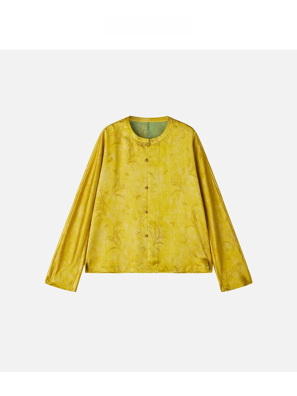 

JINGJING2025 Новинка: Женский модный топ «Весенний звук» 00 из шелка с тонкой вышивкой и поляризацией в китайском стиле