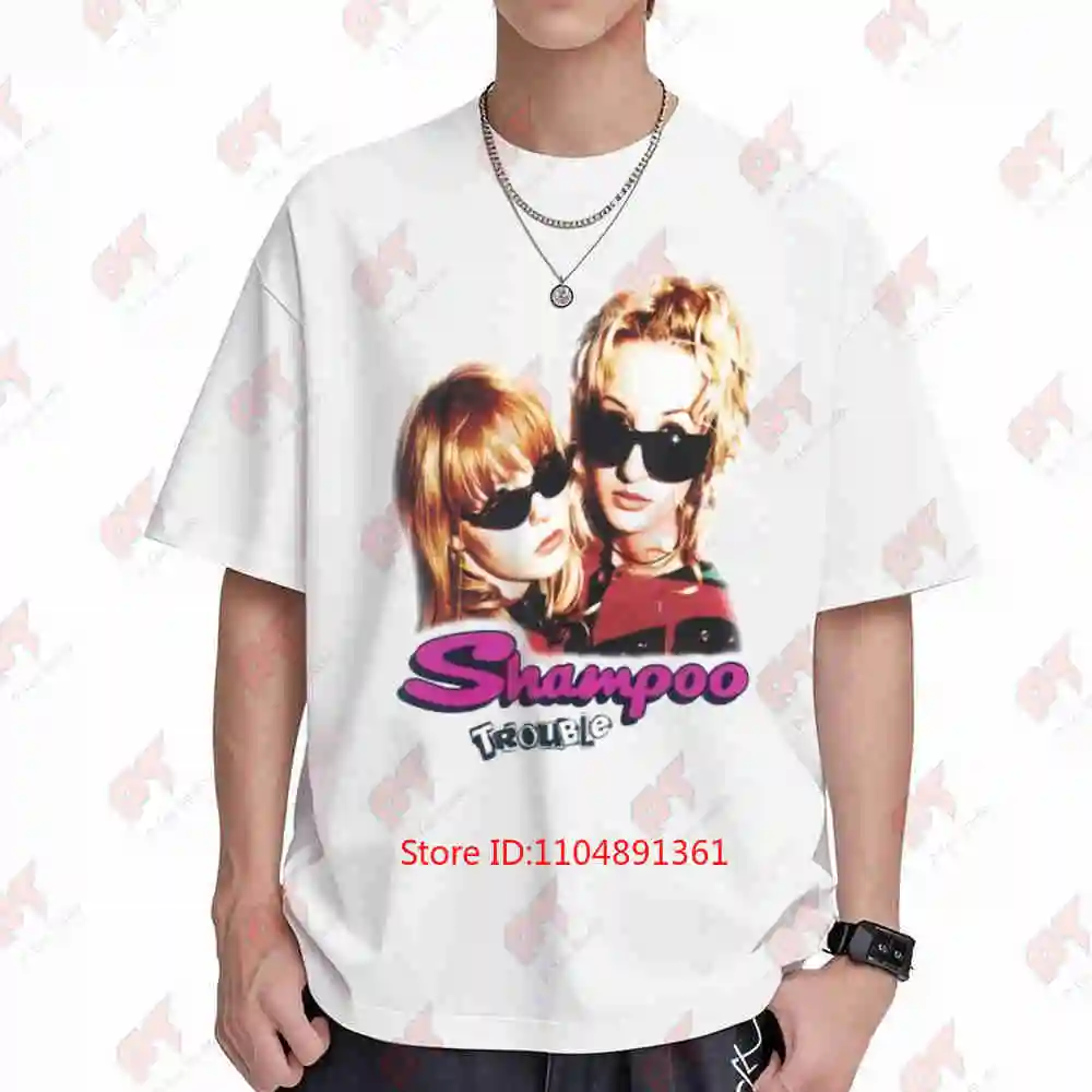 Shampoo Trouble Britpop Vintage 90s Short Sleeve Tee 100% Cotton T-Shirt