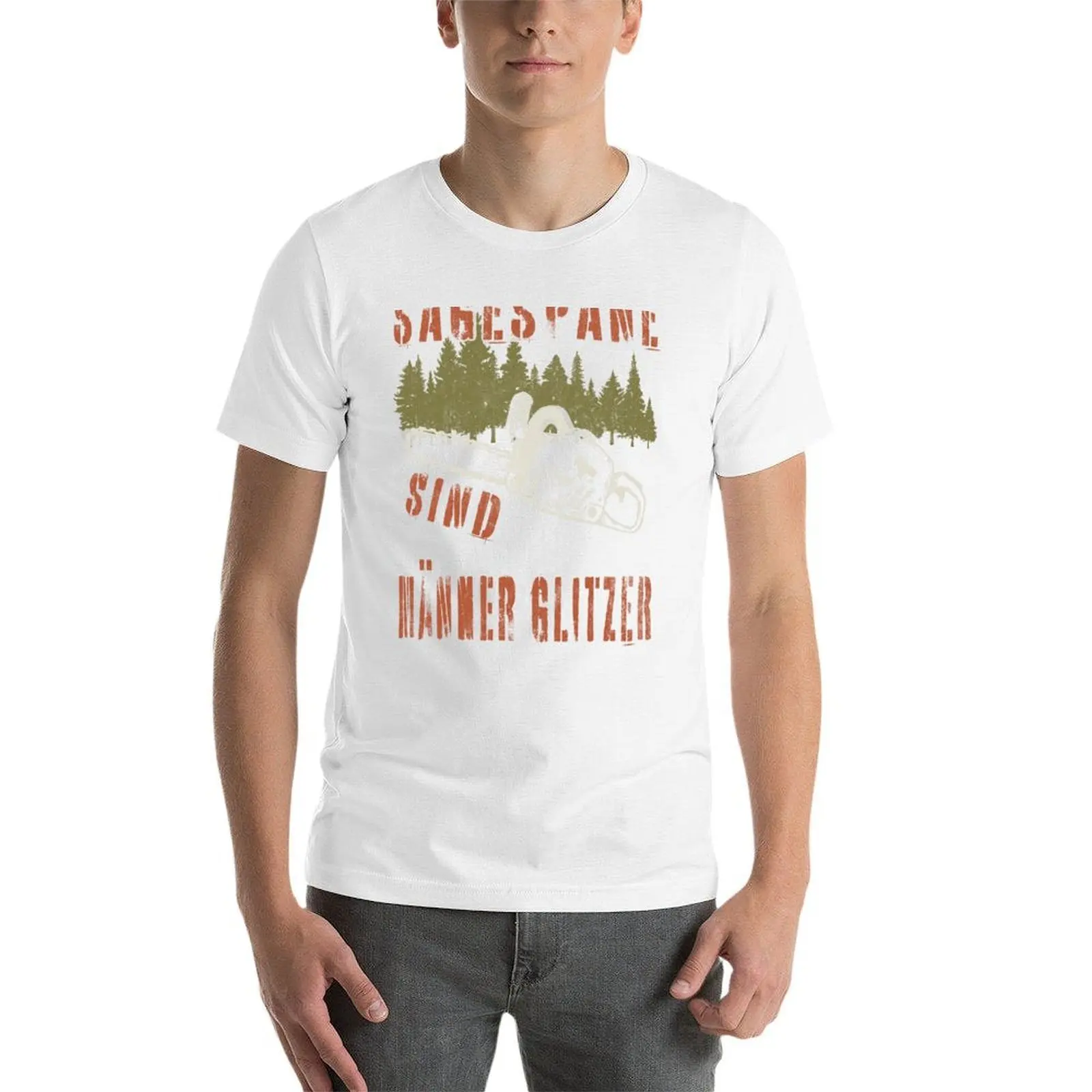 S?gesp?ne Sind M?nner Glitzer Kettens?ge تي شيرت رجل تي شيرت فاخر رجل تي شيرت جودة عالية ماركة فاخرة تي شيرت