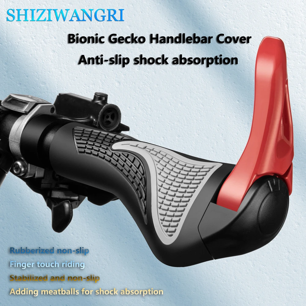 Ergonomic Bicycle Grip Lock-on Handlebar Cover MTB Mountain Cycling Anti-slip Handle Bar End suitable 2.22cm Bike Accessories