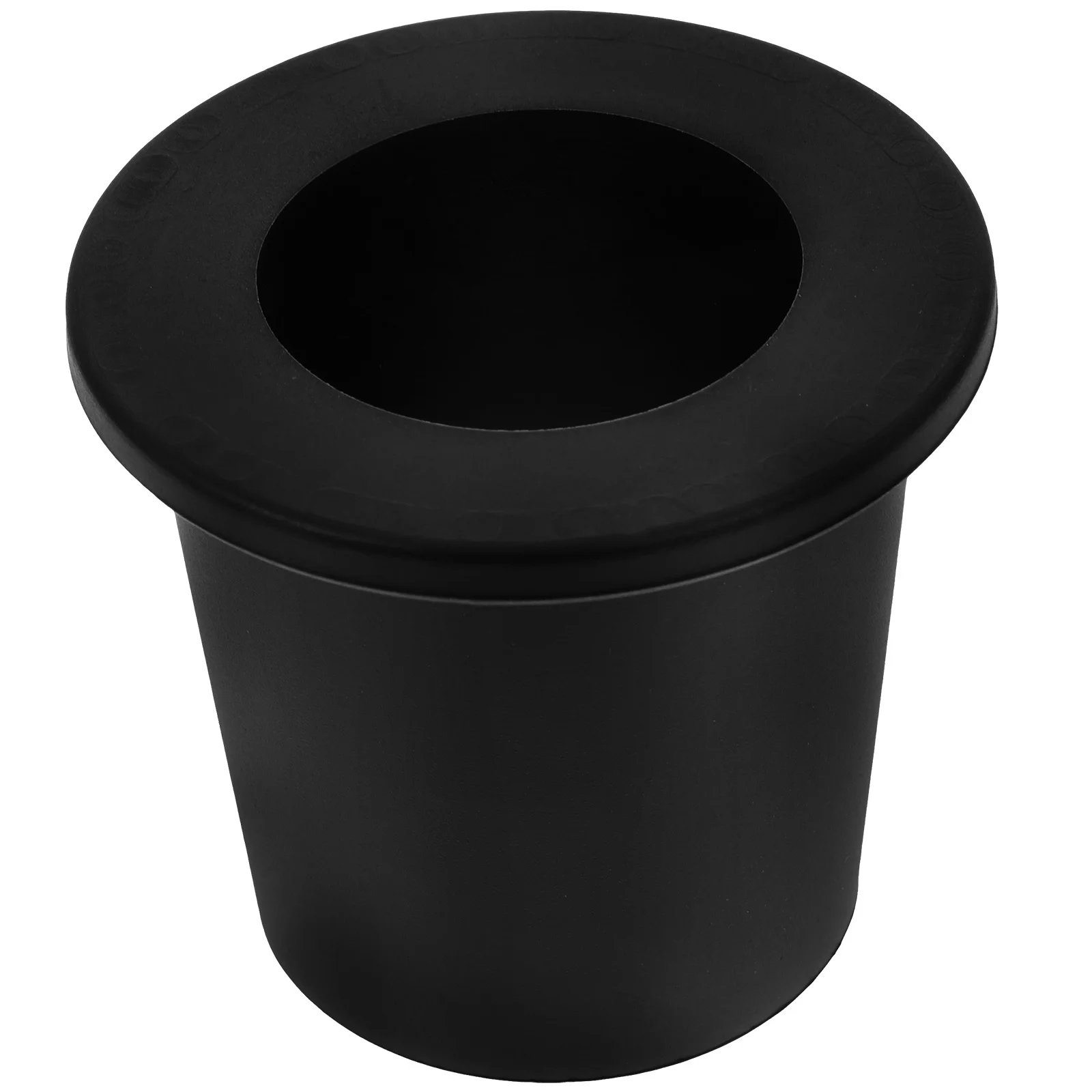 

1pcs Black Round Drain Hose Connector Sturdy Reusable Shower Drain Adapter Smooth Waterproof Bathroom Accessory