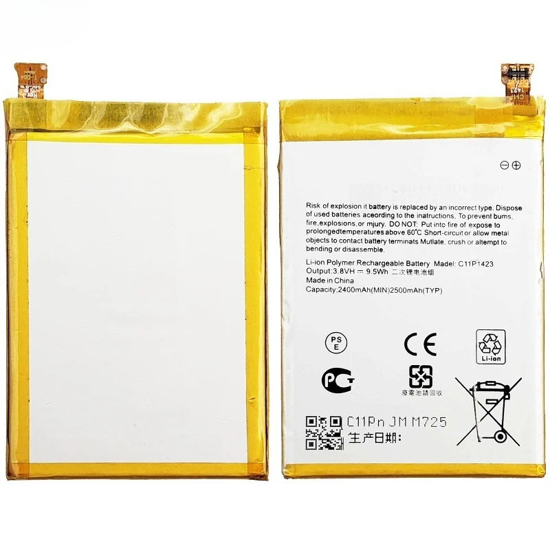 0 Cycle C11P1423 Battery for ASUS ZenFone 2 5.0 ZE500CL Z00D Phone High Quality Grade A Cell Replacement Lithium Polymer Bateria