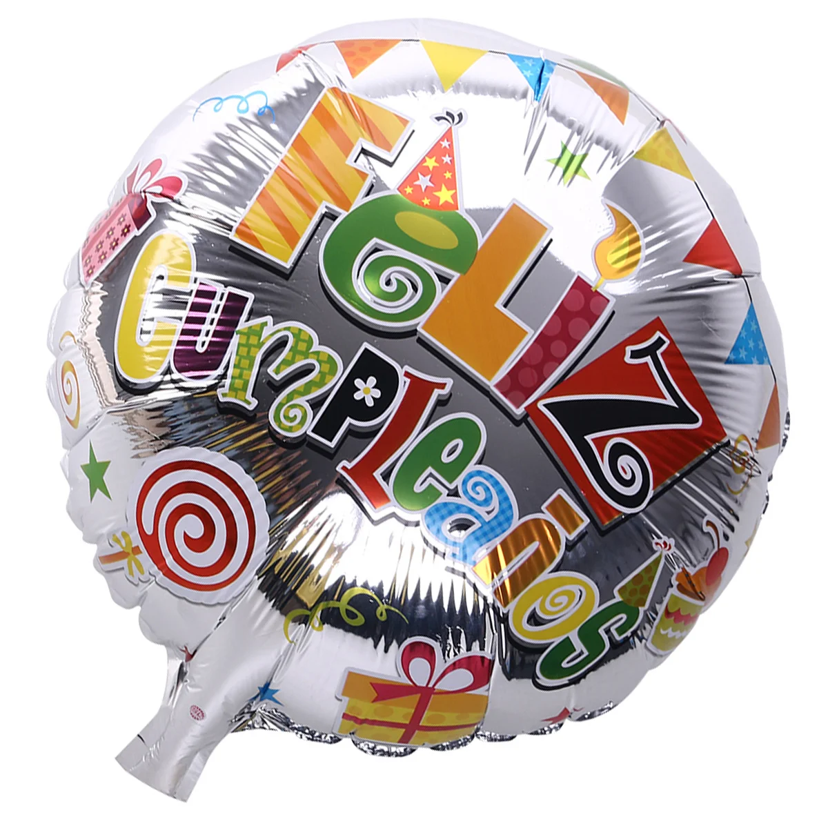 18 Inch Round Helium Birthday Foil Balloon Party Decor Reusable Blow Up Evenly Seal Tightly Festive Photo Props Mylar