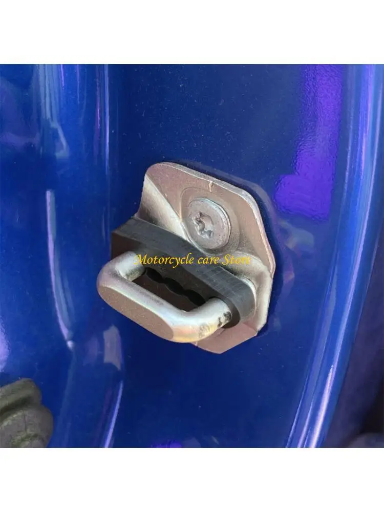 U75F 4Pcs Universal Car Door Shock Absorbers Rubber Pads Cushion Smooth Quiet Closing