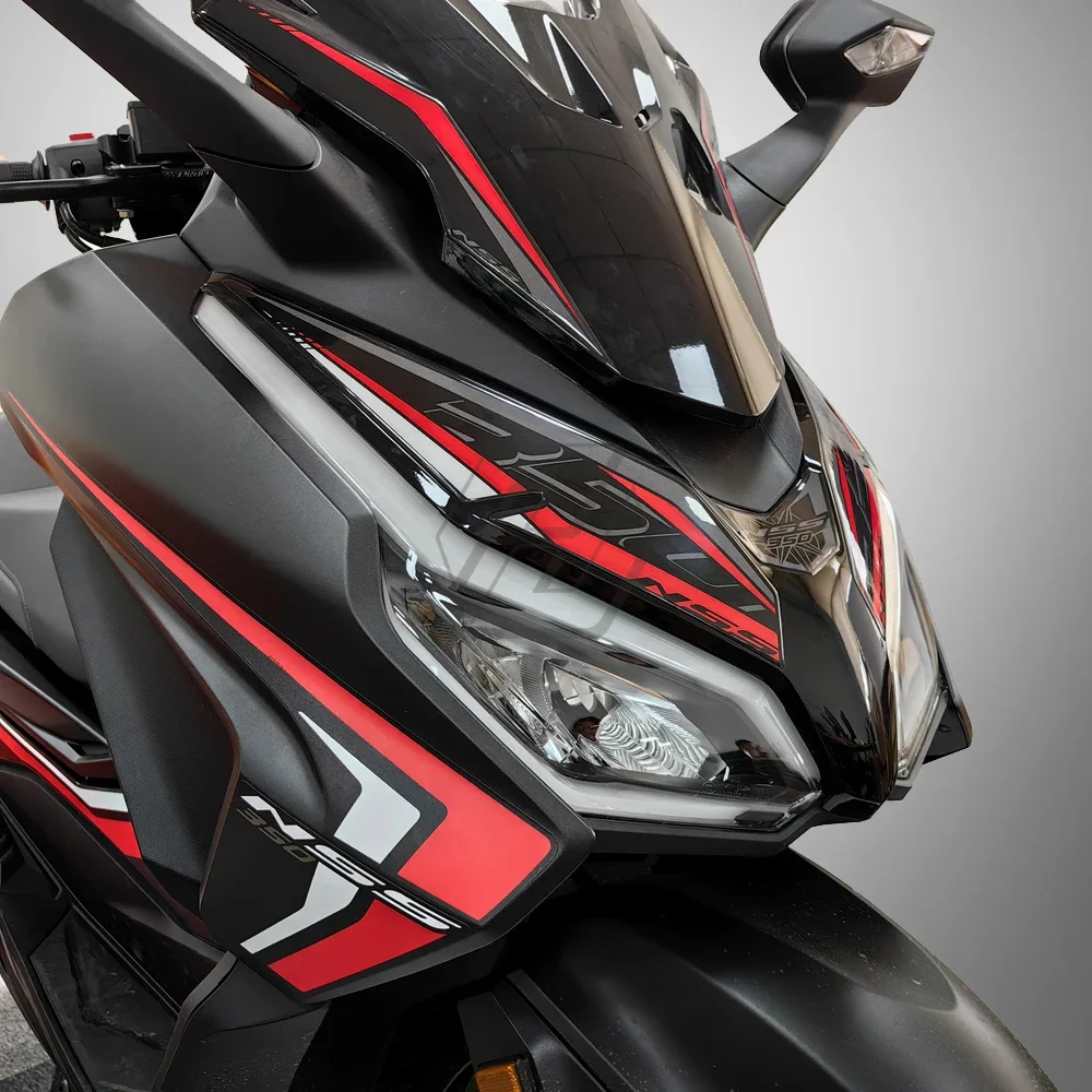 لهوندا فورزا NSS 350 من 2023 ثلاثية الأبعاد الراتنج دراجة نارية الجبهة هدية ملصق