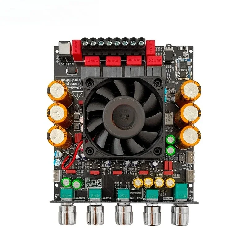 

ZK-APTX3 Qualcomm Bluetooth power amplifier board 2.1 channel 300W + 300W + 600W power amplifier chip TPA3255