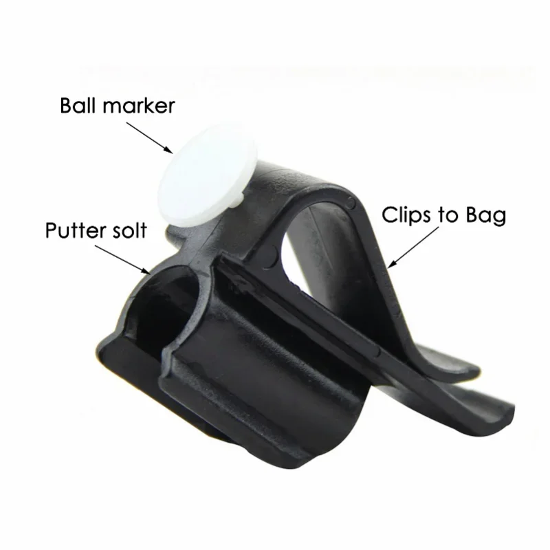 Golf Putter Holder Golf Bag Clip Fixed Golf Clubs Buckle Ball Training Aids Golf Accessories Outdoor Sports Game Swing Trainer