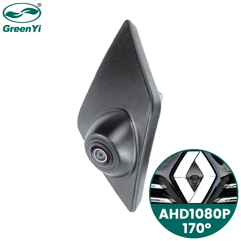 GreenYi AHD 1080P 170° Car Front View Camera  For Renault Megane 2 Clio 4 RS Master 3 Kadjar Scenic Twingo Fluence Captur Trafic