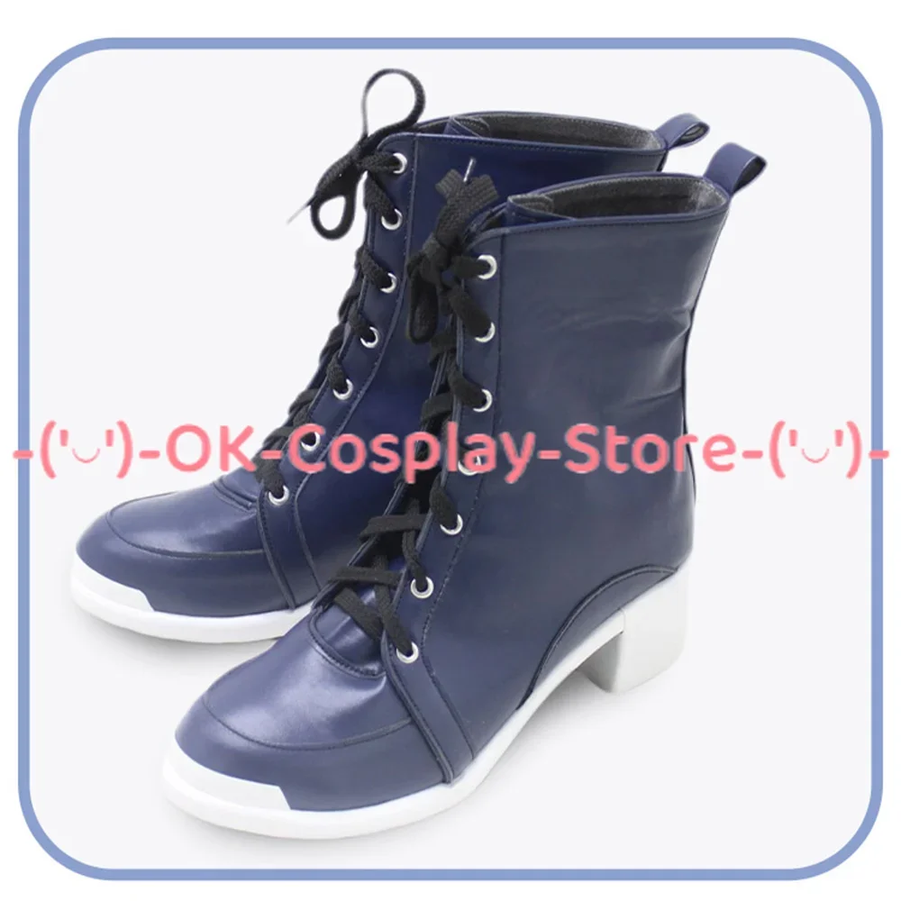 [Angepasst] Game Blue Archive Hakari Atsuko Cosplay Schuhe Anime Roleplay Prop Halloween Karneval Urlaub Party PU Leder Stiefel
