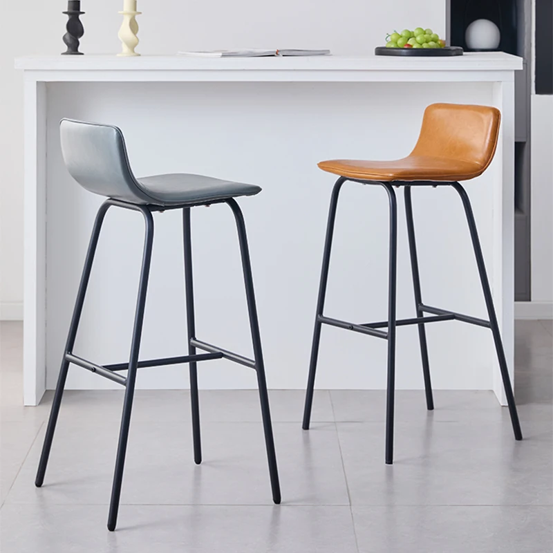 Скандинавский необычный барный стул, простой дизайнерский стул для взрослых, удобные расслабляющие барные стулья, эстетический шезлонг, модная мебель