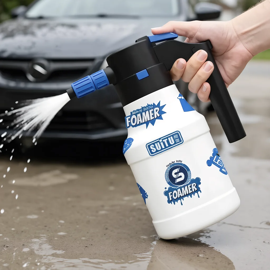 

Electric Spray Lance-Bottle for Car Wash - 1.5L Foam Sprayer with Handheld Design