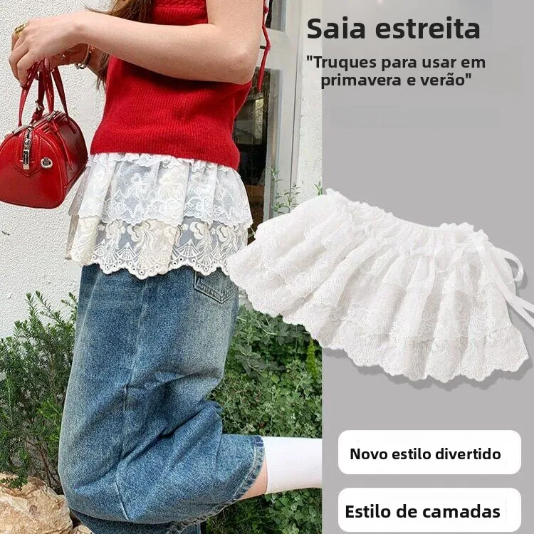 saia-curta-feminina-estilo-ballet-com-renda-cintura-de-amarrar-efeito-camadas-disfarca-o-quadril-primavera-verao
