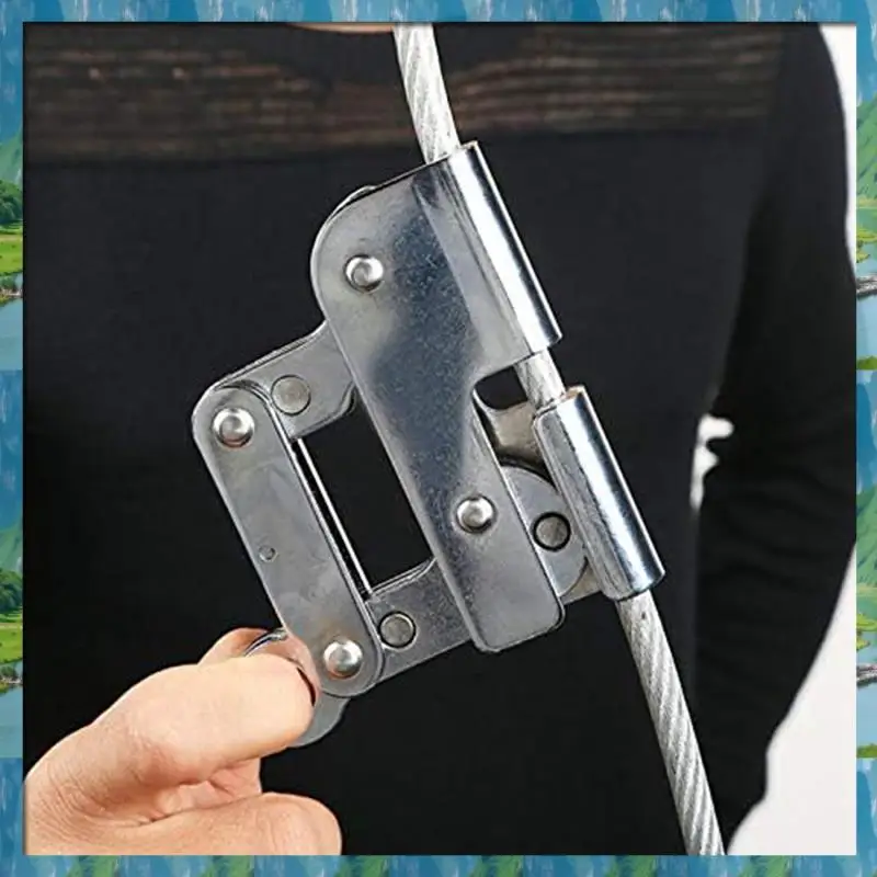 The New 1 Piece Descender Clamp Climbing Anti-Fall Protection Rope Grabber Used For Swinging Climbing Trees