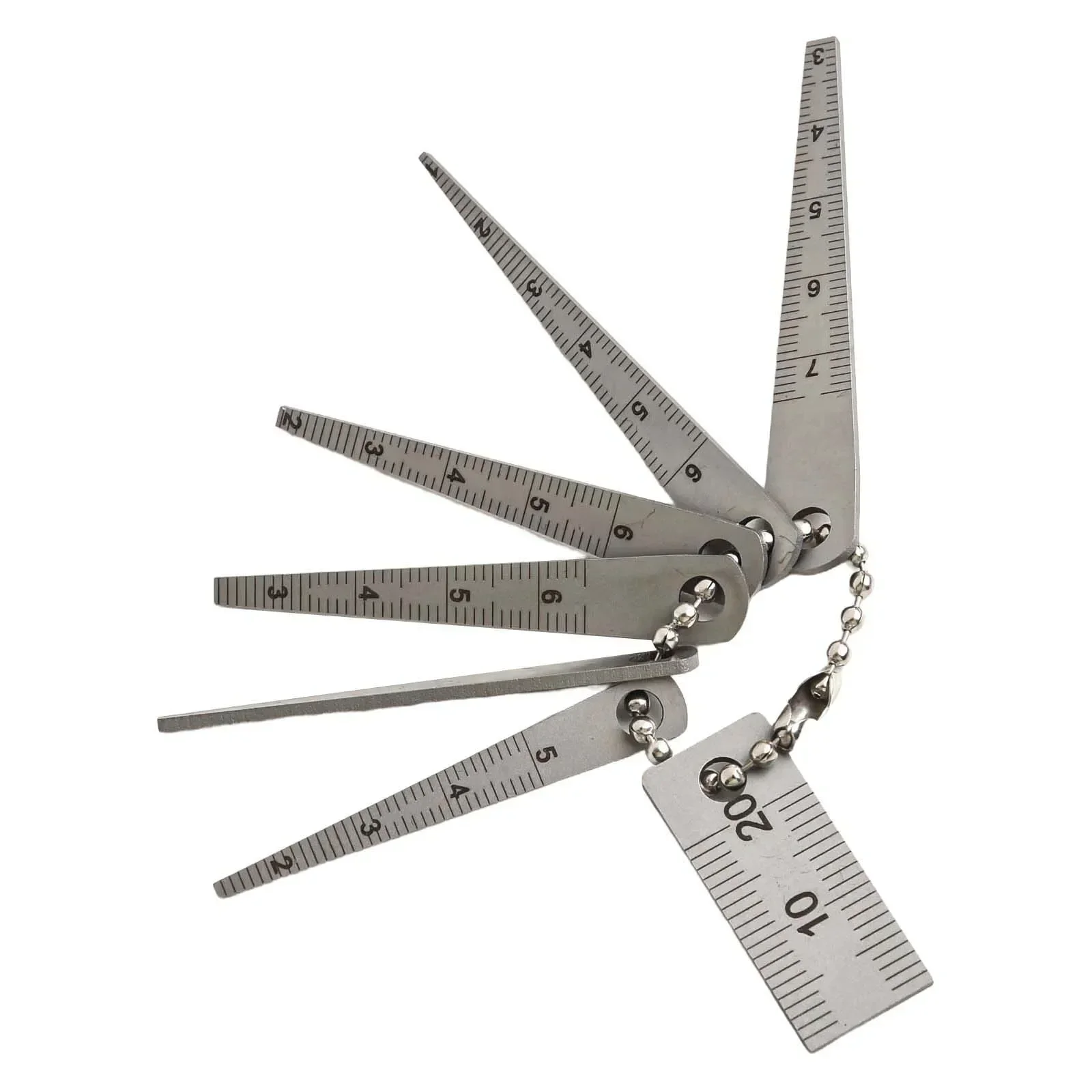 

Gap Gauge Set Feeler Measuring Tool Gap Gage Taper Gauges 1-5-5.5-6-6.5-7.5 Welding Taper Feeler Gauge Rulers Woodworking Tools