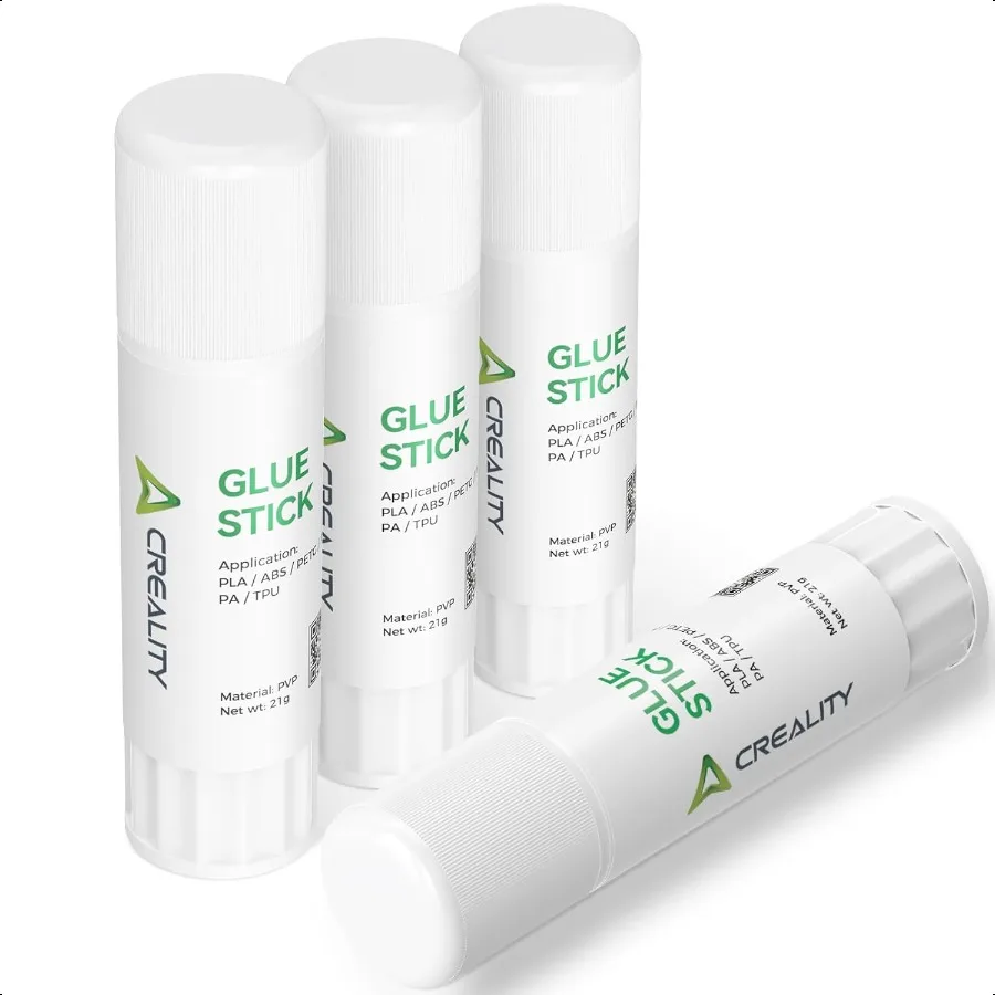 

3D Printer Glue Sticks for Hot Bed Warping Reducing 3D Printer Bed Adhesive PVP Solid 3D Print Glue Stick 3D Gloop for PLA ABS