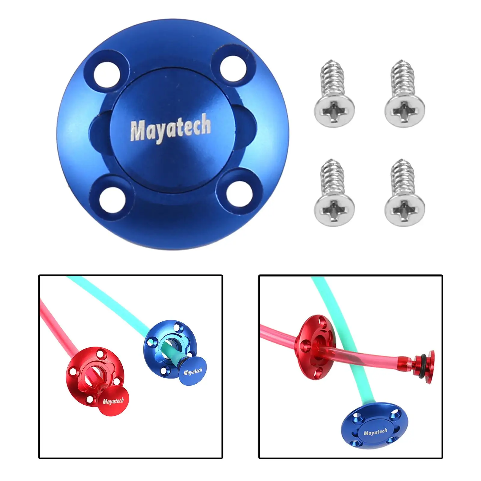 RC Airplane CNC Aluminum Fuel Filler Dot Magnetic Plug Hobby Part for Model Jet Engine and Fuel Tank