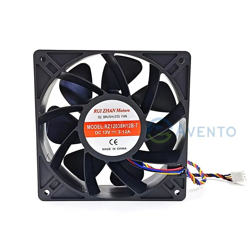 RZ12038H12B-7 Cooling Fan 120mm For Antminer Suit For Antminer S19j, S19jPro, T19, S19, L3+, S17Pro, T17, S19Pro, etc.