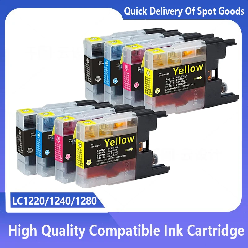 LC1220 LC1240 Ink Cartridge Compatible for Brother MFC-J430W J5910DW MFC-J625DW J6510DW MFC-J6710DW J825DW DCP-J725DW J925DW Похожие на AliExpress